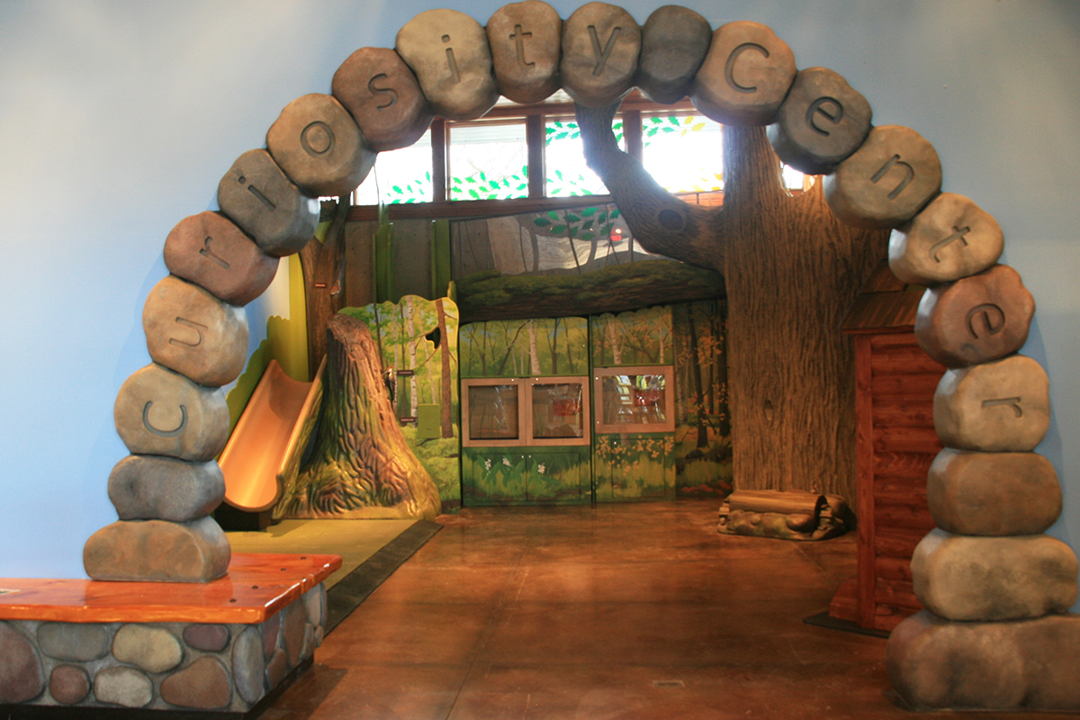 entrance arch to children's play area